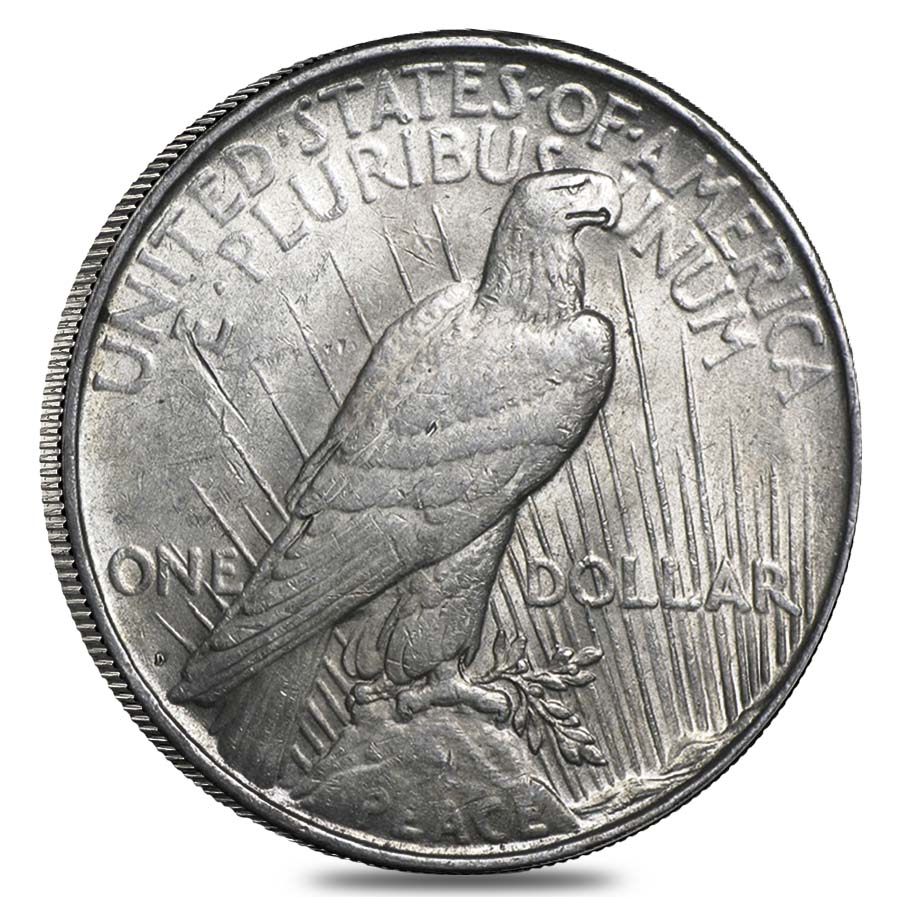 1922-1935 Peace Silver Dollar AU (Random Year) thumbnail 2