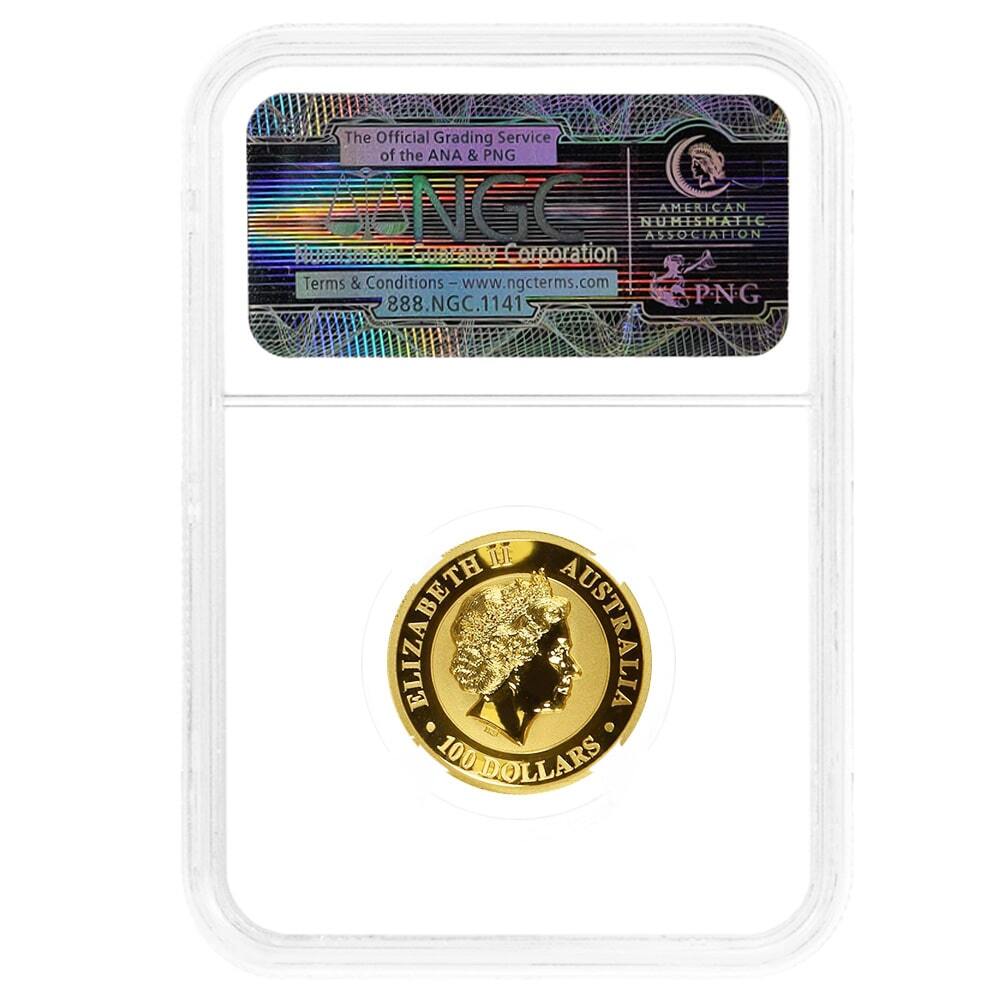 2017 1 oz Proof Gold Australian Wedge-Tailed Eagle Perth Mint NGC PF 70 (John M. Mercanti) thumbnail 3
