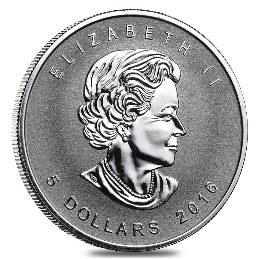 2016 1 oz Silver Canadian Maple Leaf Mark V Tank Privy Reverse Proof $5 Coin BU thumbnail 2
