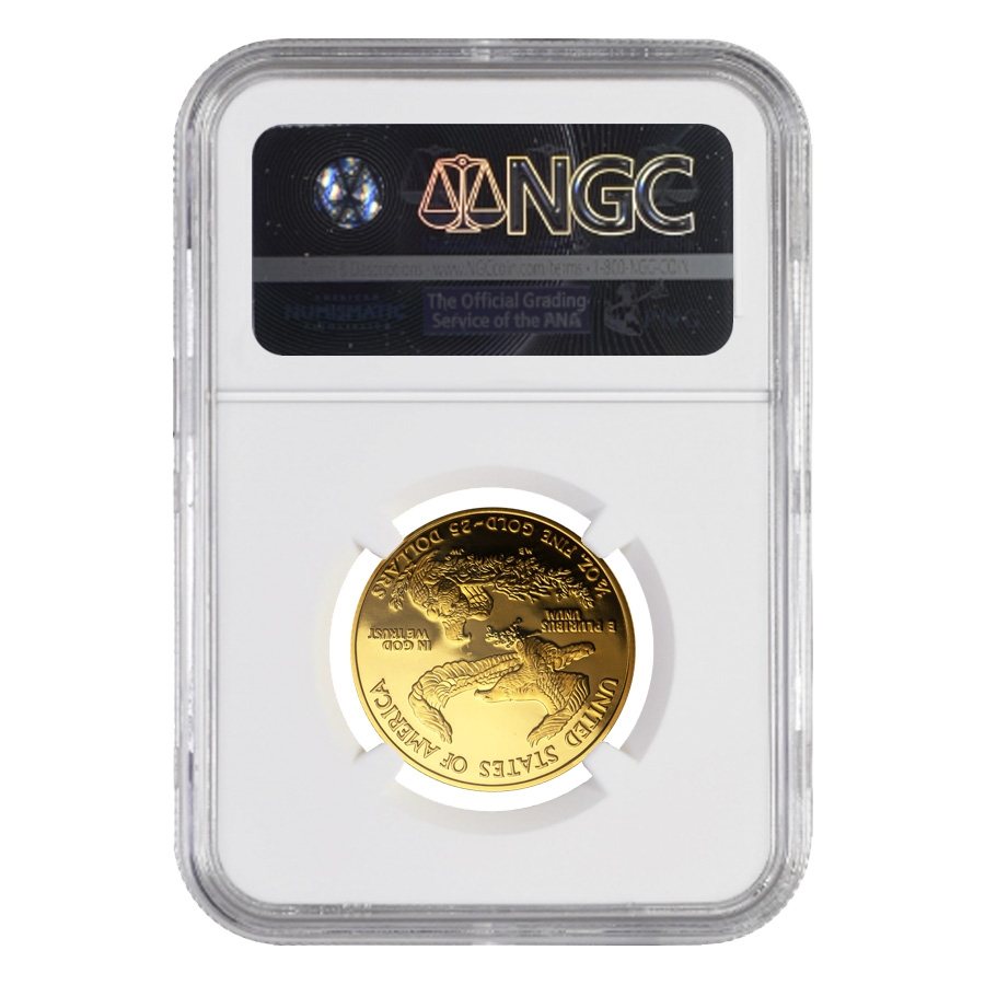 2010 W 1/2 oz $25 Proof Gold American Eagle NGC PF 70 UCAM thumbnail 2