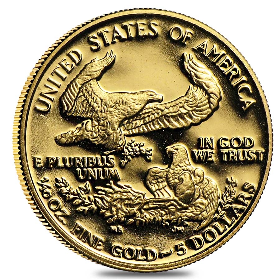 1/10 oz Proof Gold American Eagle (Random Year, w/Box & COA) thumbnail 3