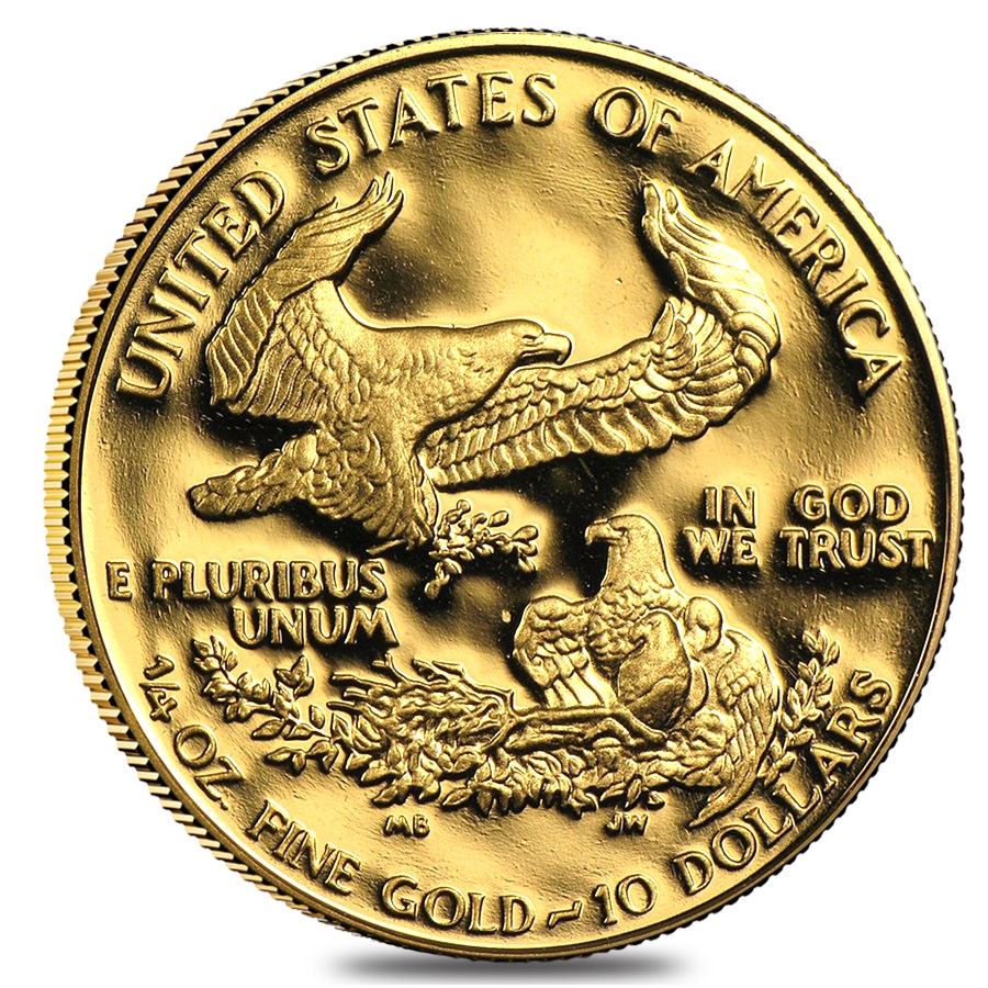 1/4 oz Proof Gold American Eagle In Cap (Random Year) thumbnail 2