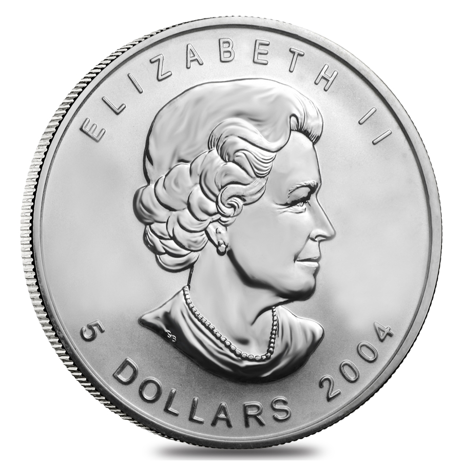 2004 1 oz Silver Canadian Maple Leaf Lunar Monkey Privy .9999 Fine $5 Coin BU (Sealed) thumbnail 2