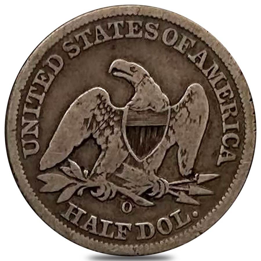 1839-1891 Seated Liberty Half Dollar Silver Coin Cull (Random Year) thumbnail 2
