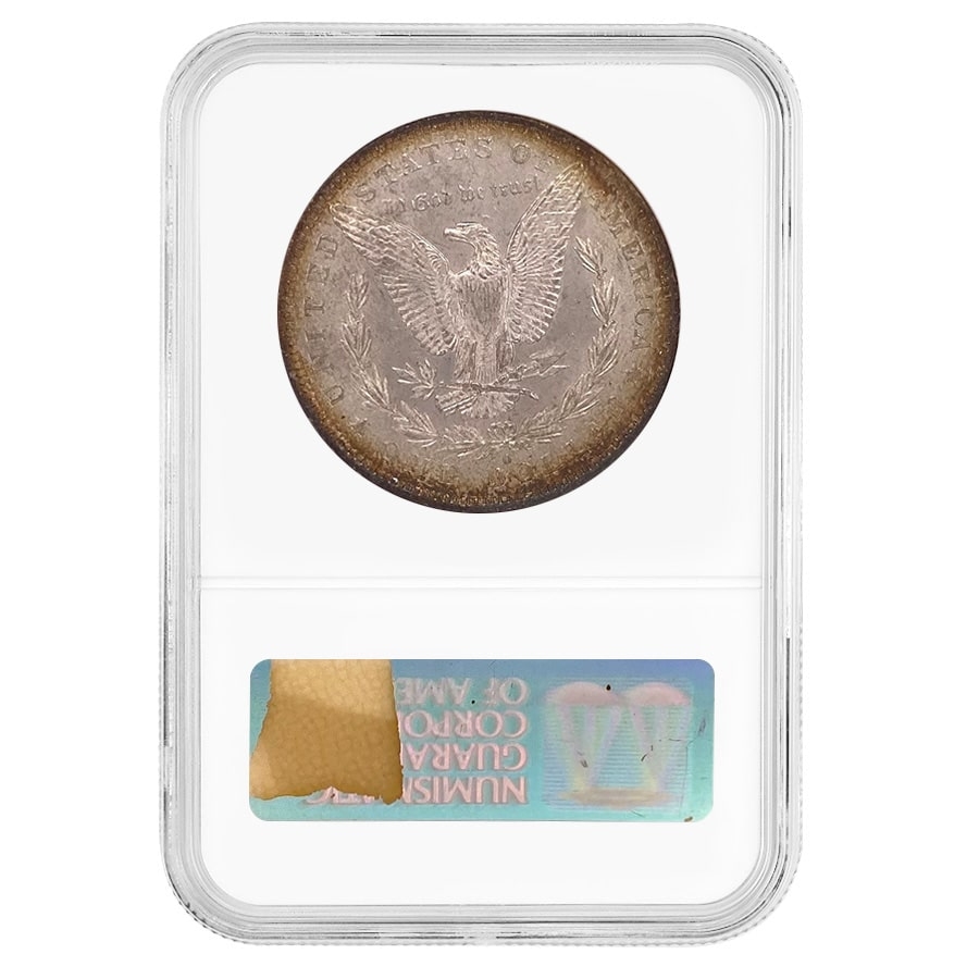 1878-1904 Morgan Silver Dollar $1 NGC MS 63 Fatty Holder (Random Year) thumbnail 2
