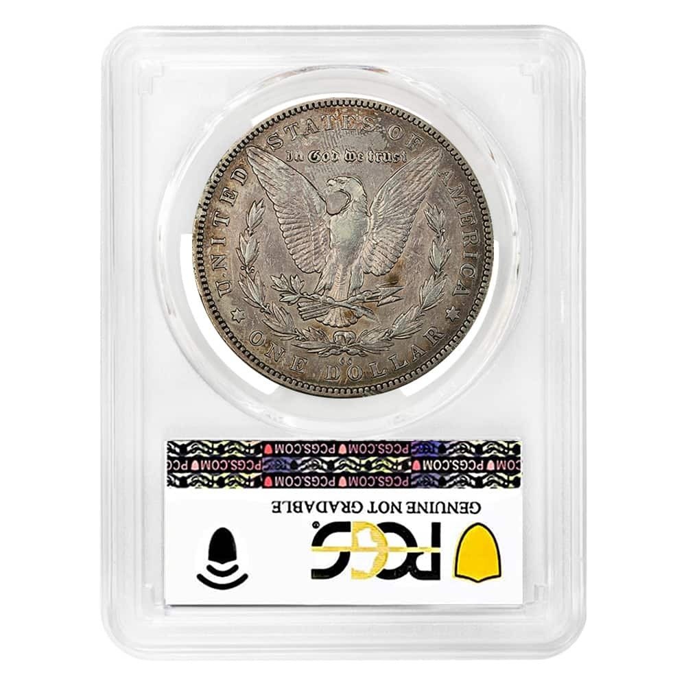 1889-CC Morgan Silver Dollar $1 PCGS XF Detail (Damaged) thumbnail 2