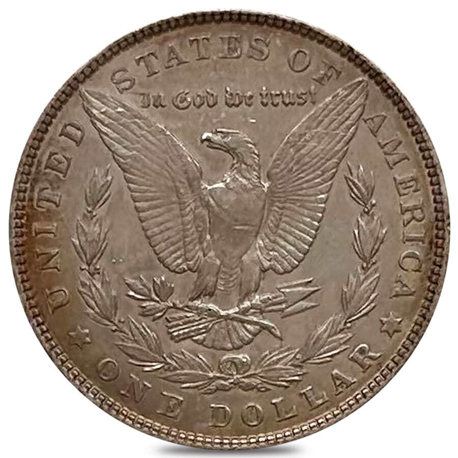1901 Morgan Silver Dollar $1 AU Details (Cleaned) thumbnail 2