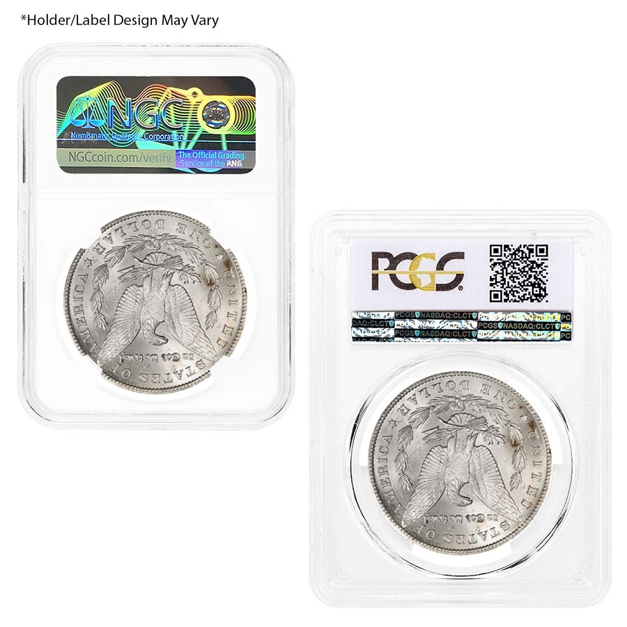 1921 Morgan Silver Dollar $1 NGC/PCGS MS 62 thumbnail 2
