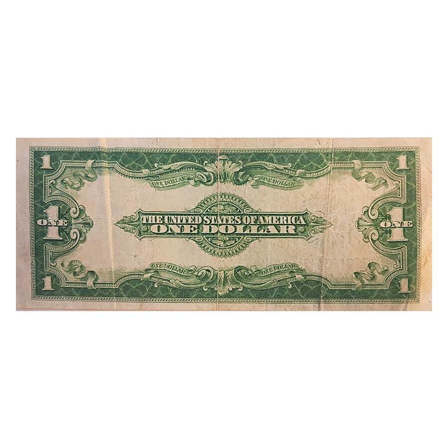 1923 $1 Silver Certificate Currency Horse Blanket Note Cull thumbnail 2