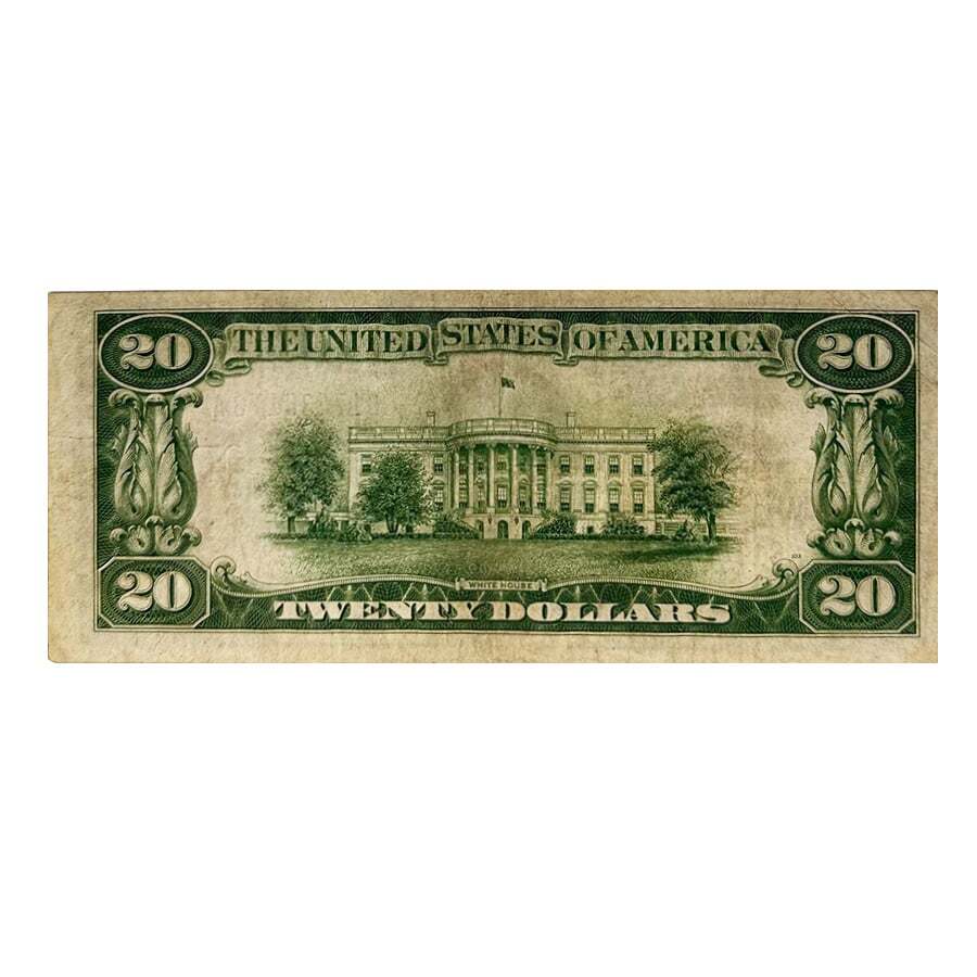 1928 $20 Federal Reserve Note United States Avg Circ thumbnail 2