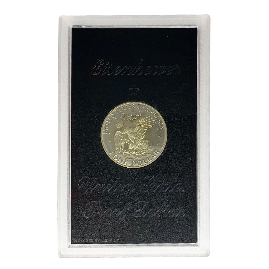1971-1974 S Proof Eisenhower Dollar 40% Silver (Mint Sealed) thumbnail 2