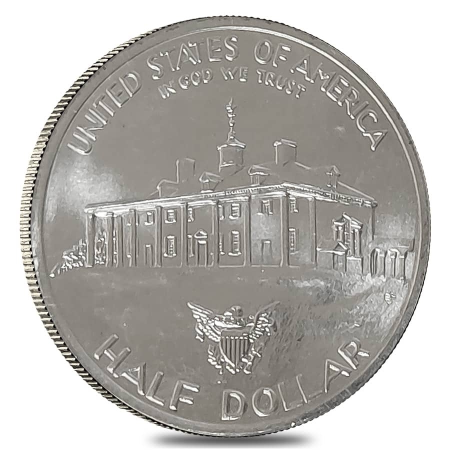 1982 S/D Washington Half Dollar 90% Silver Commem Proof/BU (w/Box & COA) thumbnail 3