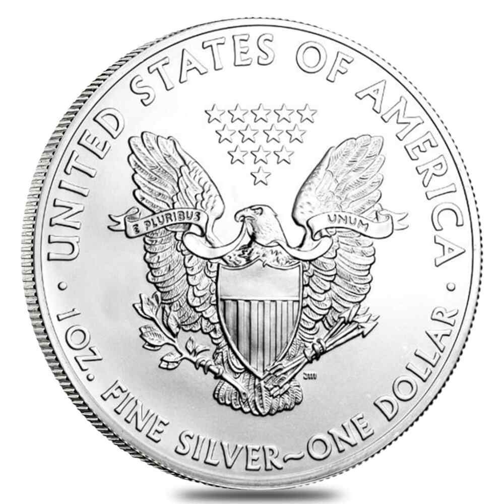 1987 1 oz Silver American Eagle $1 Coin BU thumbnail 2
