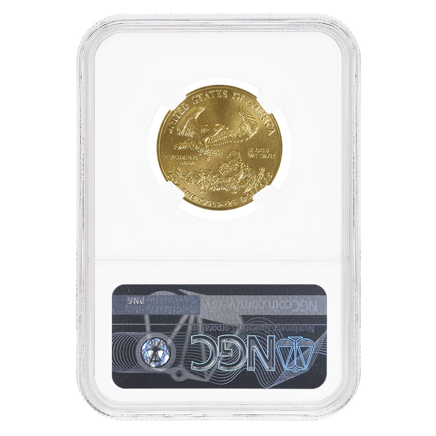 1993 1/2 oz $25 Gold American Eagle NGC MS 69 thumbnail 2