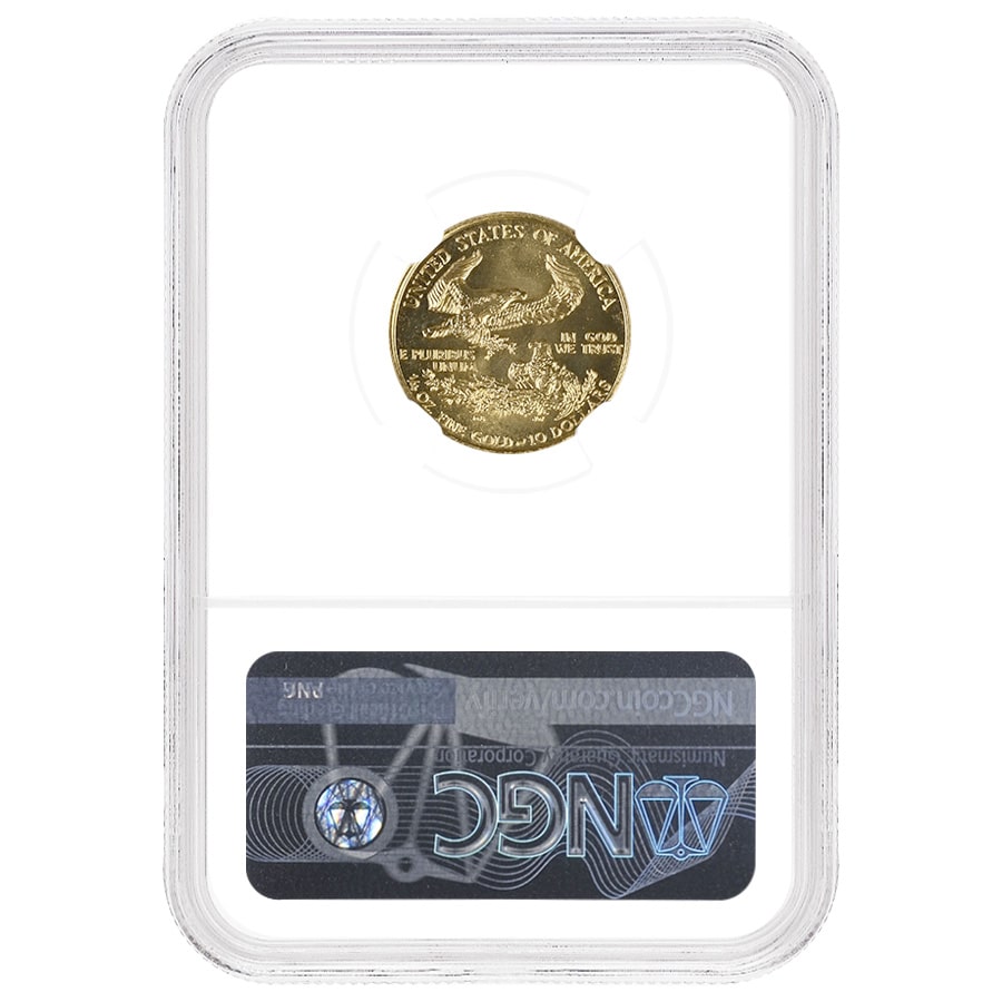 1994 1/4 oz $10 Gold American Eagle NGC MS 69 thumbnail 2