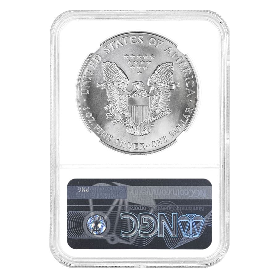 1994 1 oz Silver American Eagle $1 Coin NGC MS 69 thumbnail 2
