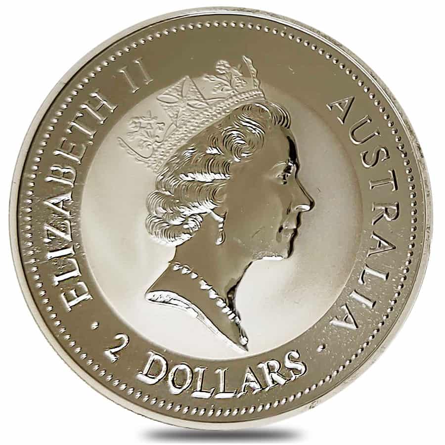 1994 2 oz Silver Australian Kookaburra Perth Mint .999 Fine BU thumbnail 4