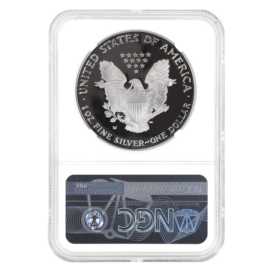 1995 W 1 oz Proof Silver American Eagle NGC PF 70 UCAM thumbnail 2