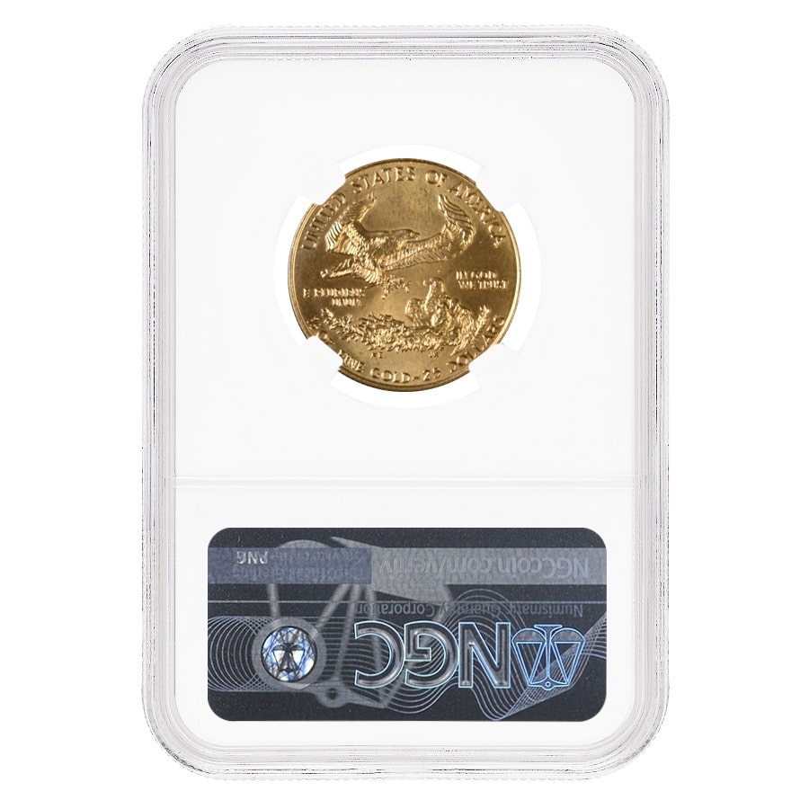 1997 1/2 oz $25 Gold American Eagle NGC MS 69 thumbnail 2