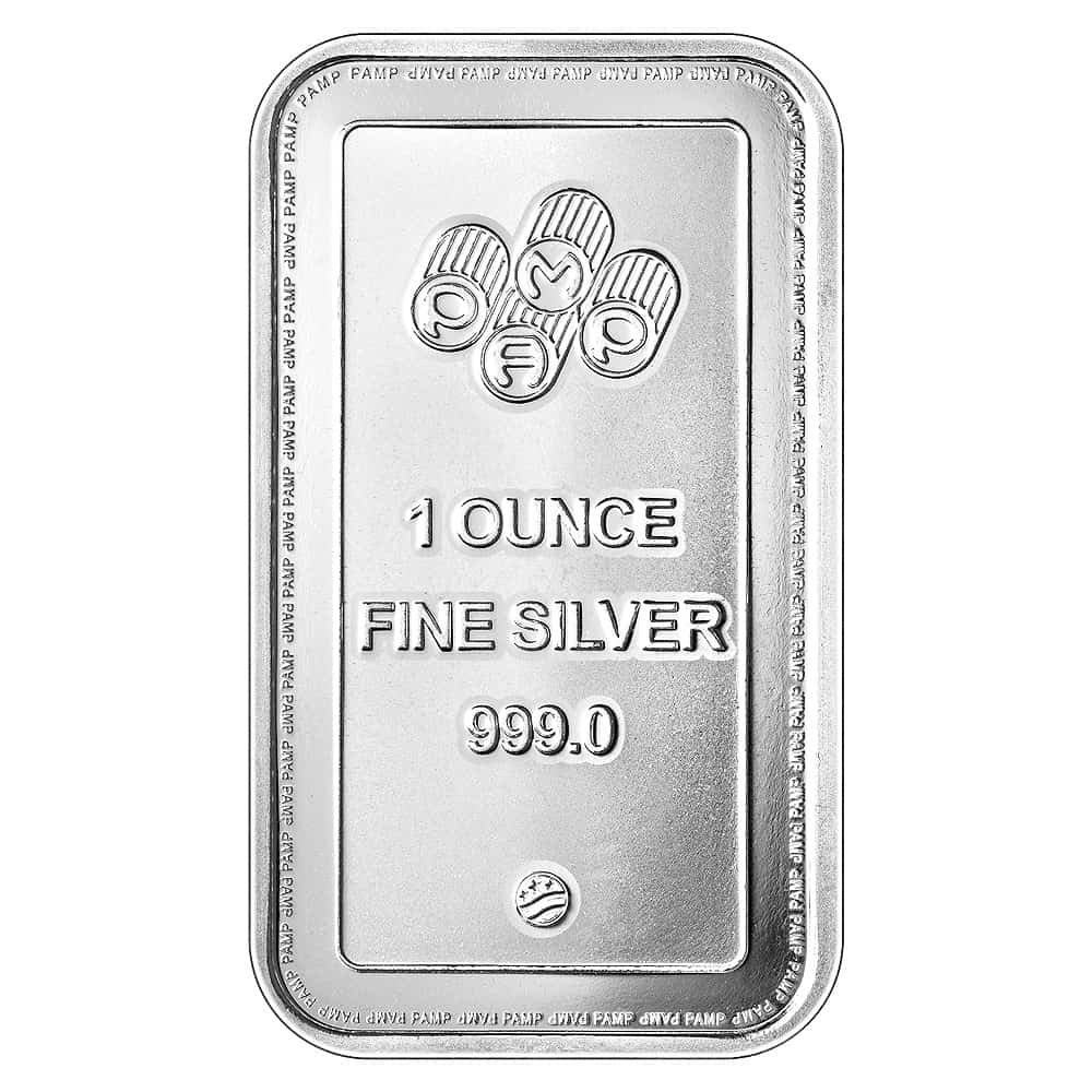 1 oz PAMP Lady of Liberty Silver Bar .999 Fine thumbnail 2