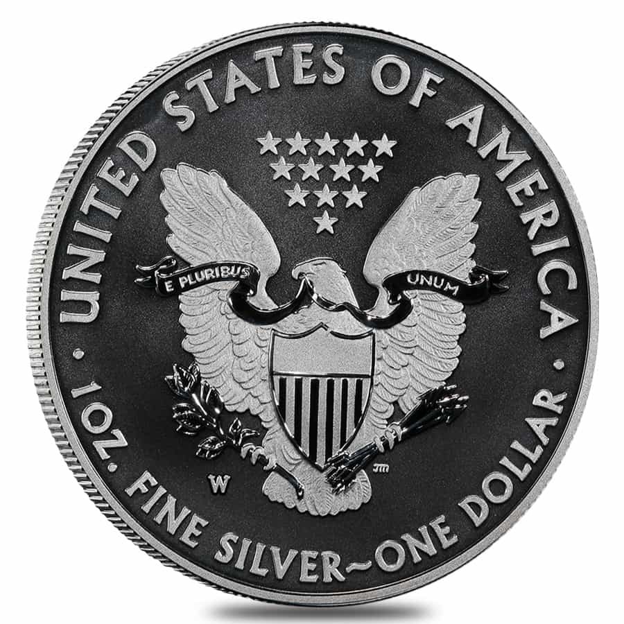 2013-W 1 oz Enhanced Silver American Eagle $1 Coin (in Cap) thumbnail 4