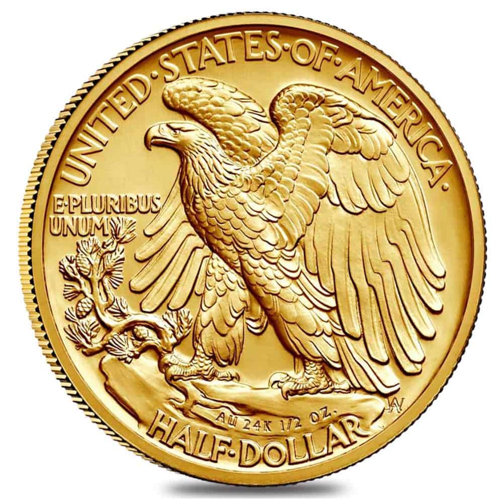 2016 1/2 oz Walking Liberty Centennial Gold Coin 1916-2016 100th Anniversary thumbnail 2