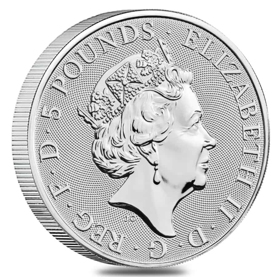 Monster Box of 200 - 2022 Great Britain 2 oz Silver The Tudor Beasts Lion of England Coin .9999 Fine BU (20 Tubes, Lot of 200) thumbnail 3
