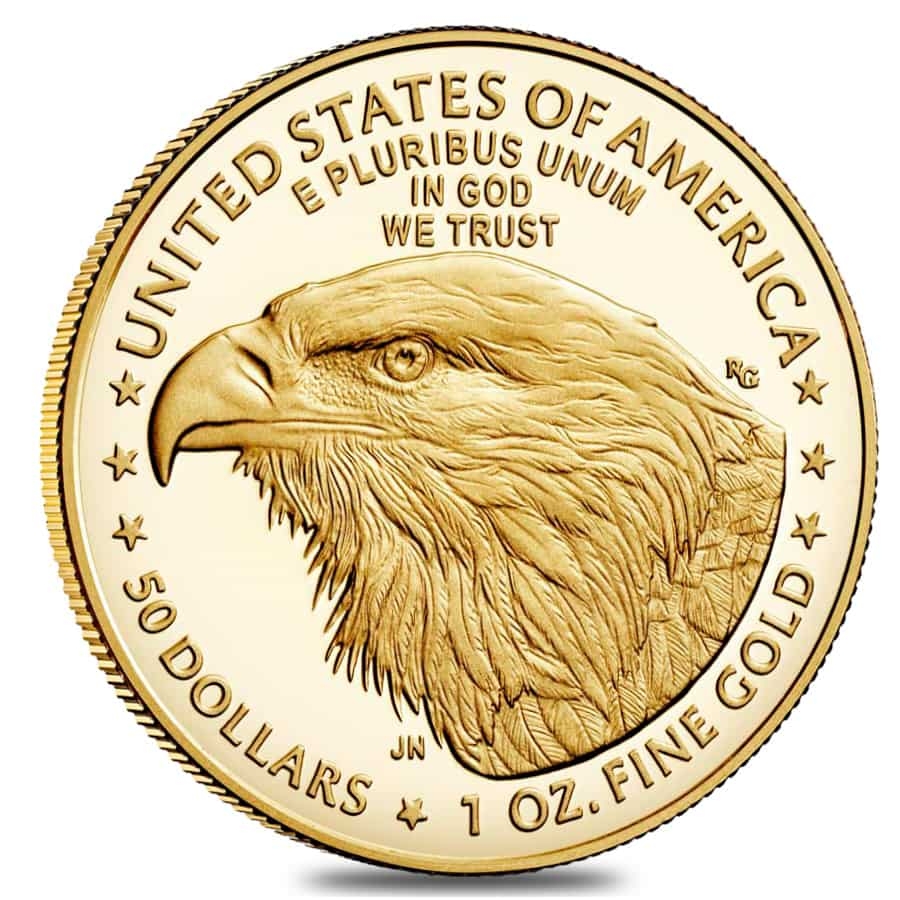 2022-W 1 oz $50 Proof Gold American Eagle (w/Box & COA) thumbnail 3