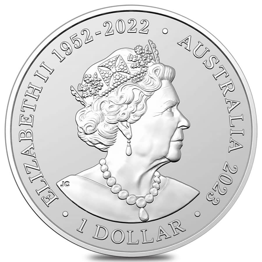 2023 1 oz Silver Sydney Opera House 50th Ann. Coin BU Royal Australian Mint thumbnail 3