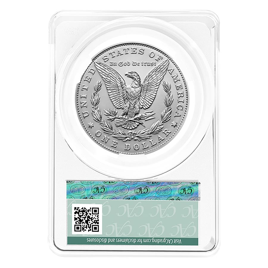 2023 Morgan Silver Dollar CAC MS 70 Advanced Delivery thumbnail 2