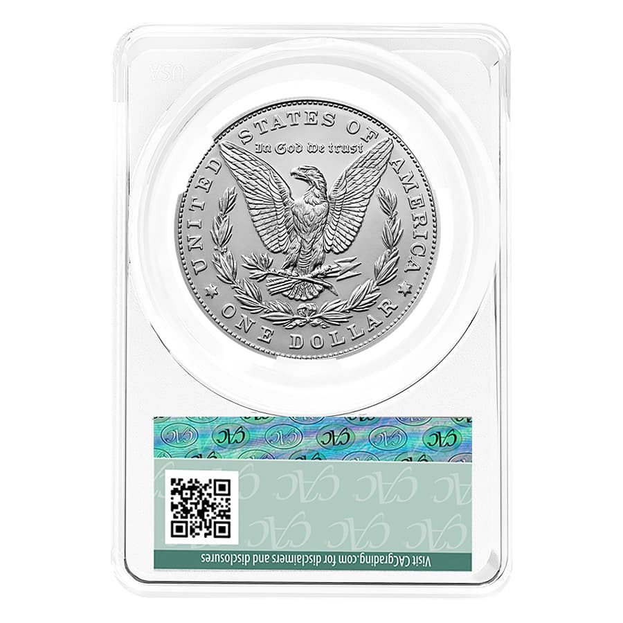 2023 Morgan Silver Dollar CAC MS 70 First Delivery thumbnail 2