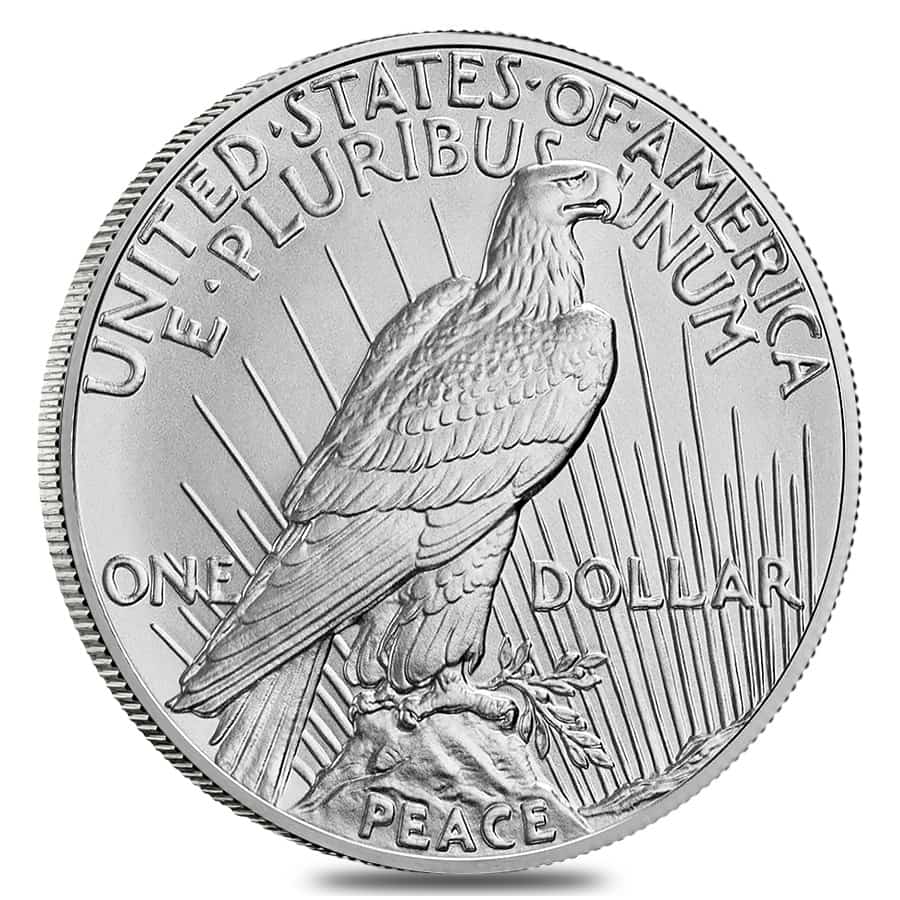 2023 Peace Silver Dollar .999 Fine (w/Box & COA) thumbnail 3
