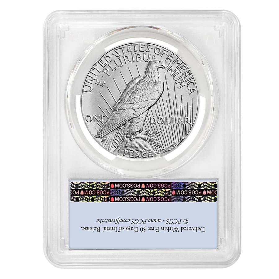 2024 Peace Silver Dollar PCGS MS 69 FS thumbnail 2