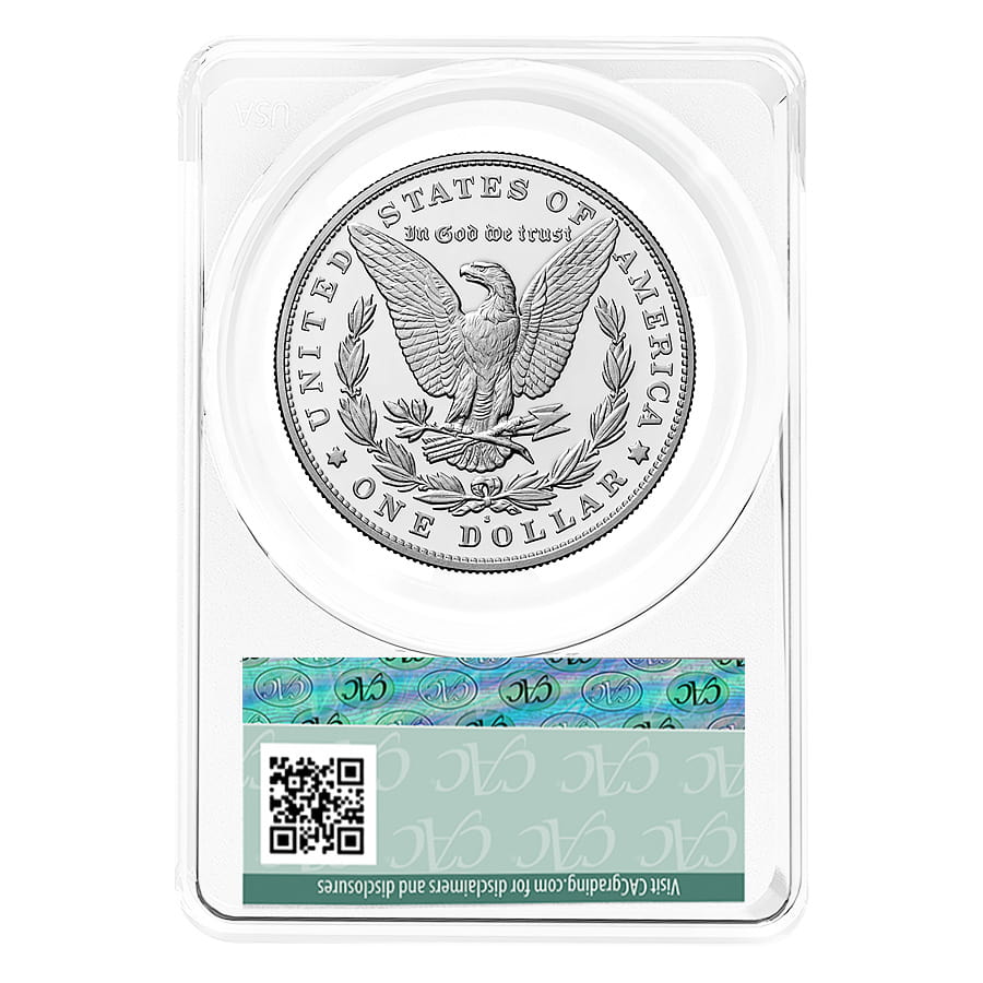 2023-S Morgan Silver Dollar Proof CAC PF 70 First Day of Delivery thumbnail 2