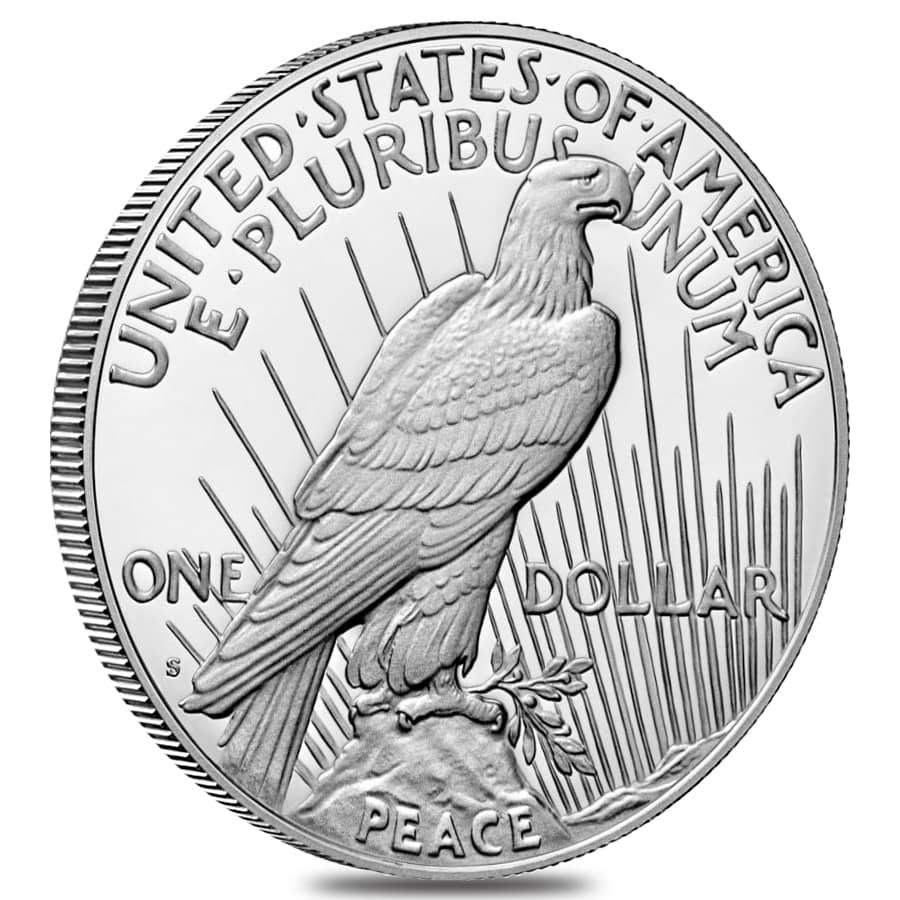 2023-S Peace Silver Dollar Proof Coin .999 Fine (w/Box & COA) thumbnail 3
