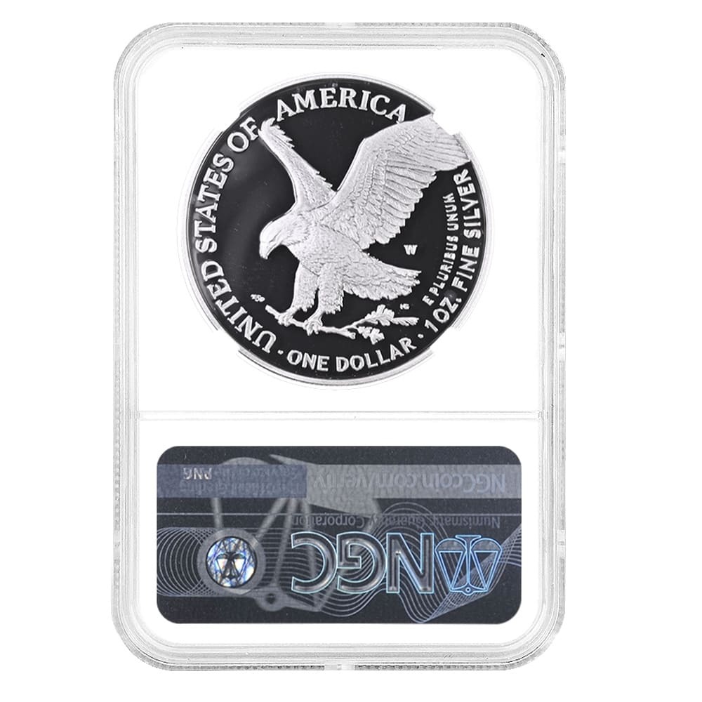 2023-W 1 oz Proof Silver American Eagle NGC PF 70 FDOI (Castle) thumbnail 2