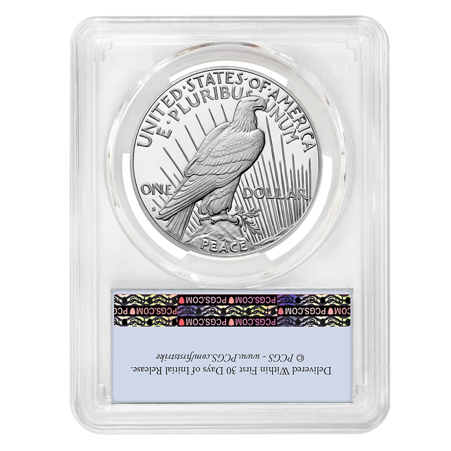 2024-S Peace Silver Dollar Proof Coin PCGS PF 70 FS thumbnail 2