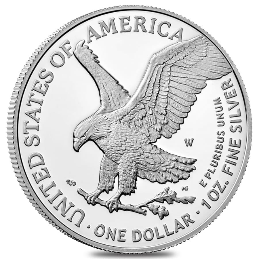 2024-W 1 oz Proof Silver American Eagle (w/Box & COA) thumbnail 3