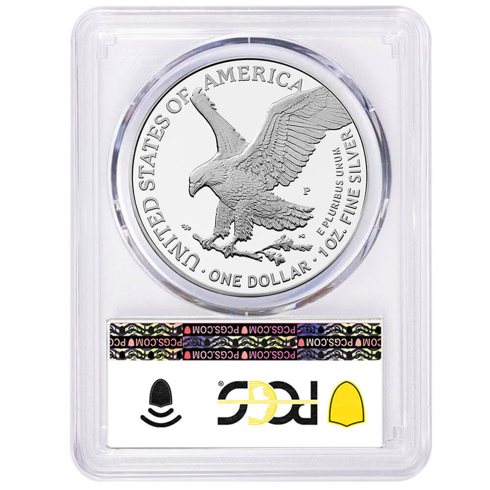 2025-P Marine Corps Privy 1 oz Proof Silver American Eagle PCGS PF 70 AR Philadelphia thumbnail 2