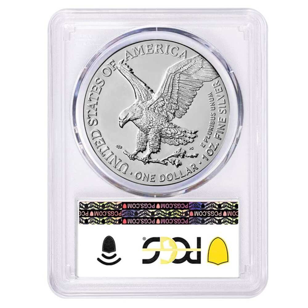 2025 Eagle Privy 1 oz Silver American Eagle PCGS MS 70 thumbnail 2