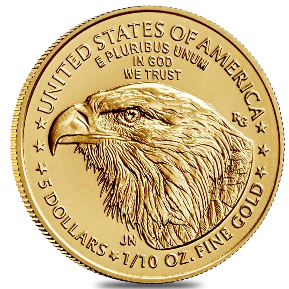 Roll of 50 - 2026 1/10 oz Gold American Eagle $5 Coin BU thumbnail 3