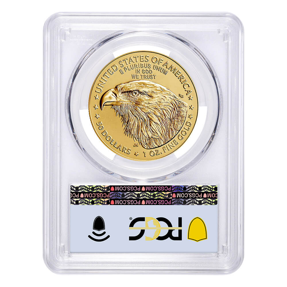 2026 1 oz Gold American Eagle PCGS MS 70 FDOI thumbnail 3