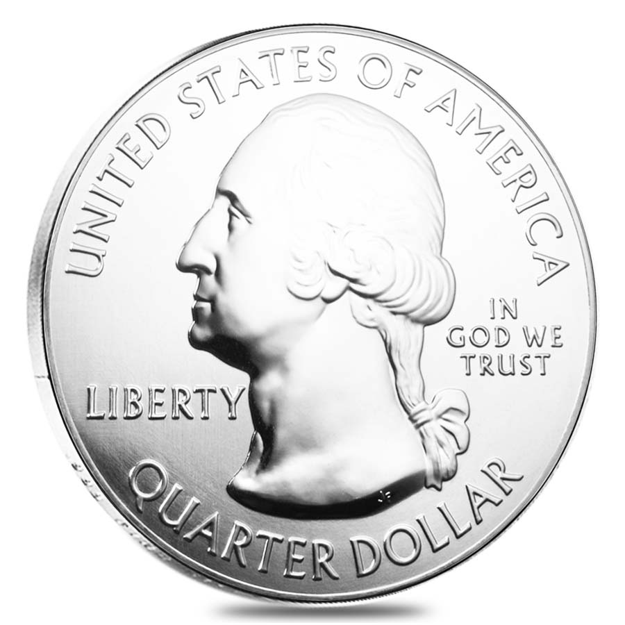 2017 5 oz Silver America the Beautiful ATB Indiana George Rogers Clark National Historical Park Coin thumbnail 2