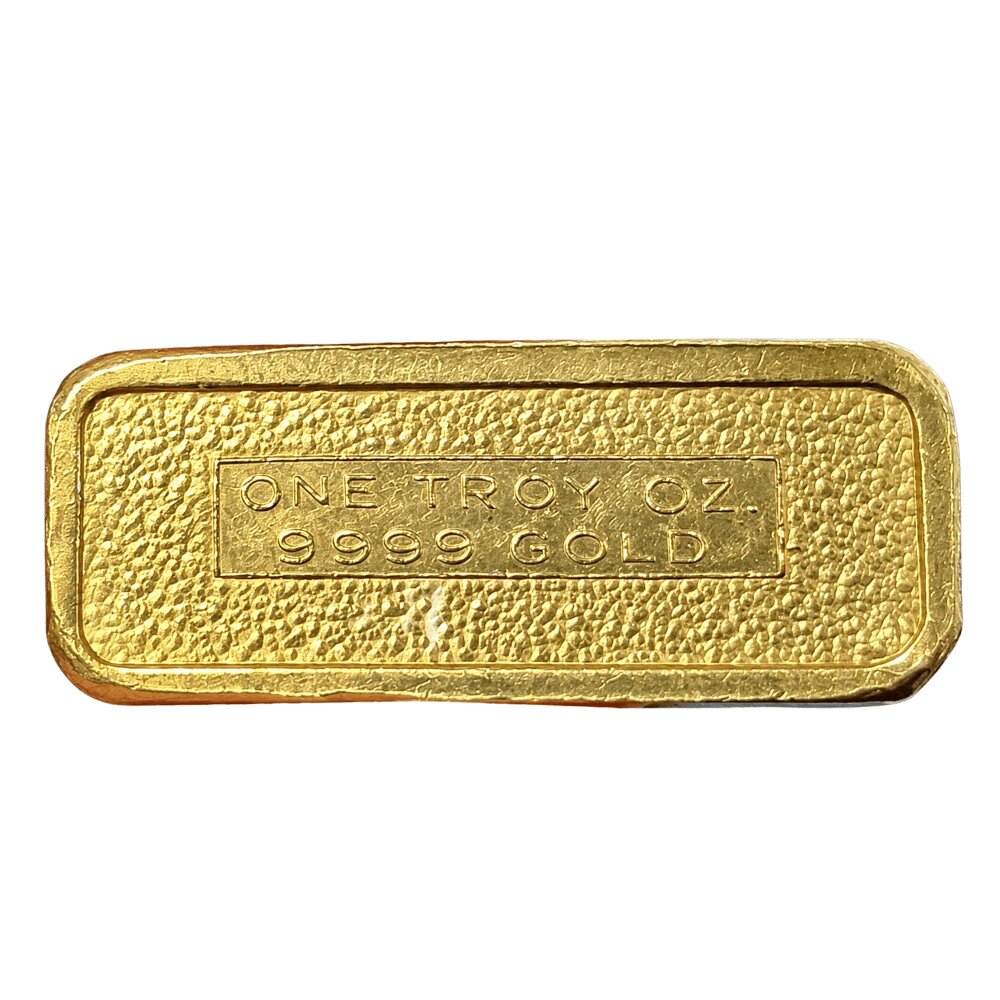 1 oz Merrill Lynch Gold Bar Struck Variation .9999 Fine thumbnail 2