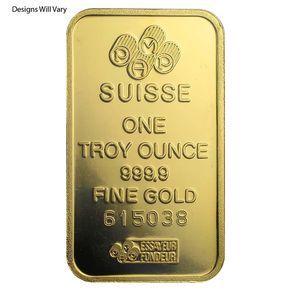 NO ASSAY - 1 oz Gold Bar PAMP Suisse Lady Fortuna .9999 Fine thumbnail 3