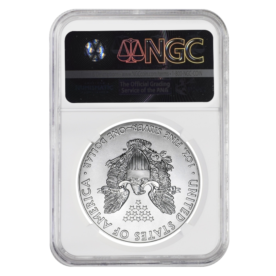 1997 1 oz Silver American Eagle $1 Coin NGC MS 69 thumbnail 2