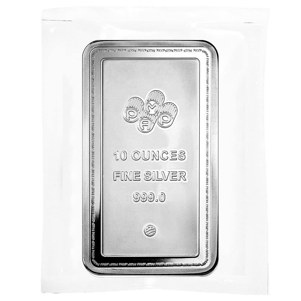 10 oz PAMP Lady of Liberty Silver Bar .999 Fine thumbnail 4