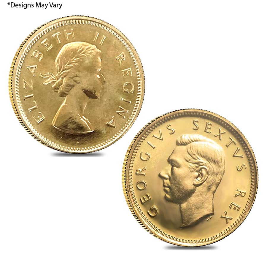 South Africa 1/2 Pound Gold Coin BU/Proof (Random Year) thumbnail 2