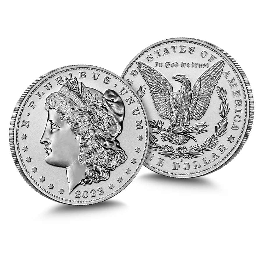 2023-S Morgan and Peace Silver Dollar Reverse Proof 2-Coin Set (w/Box & COA) thumbnail 2