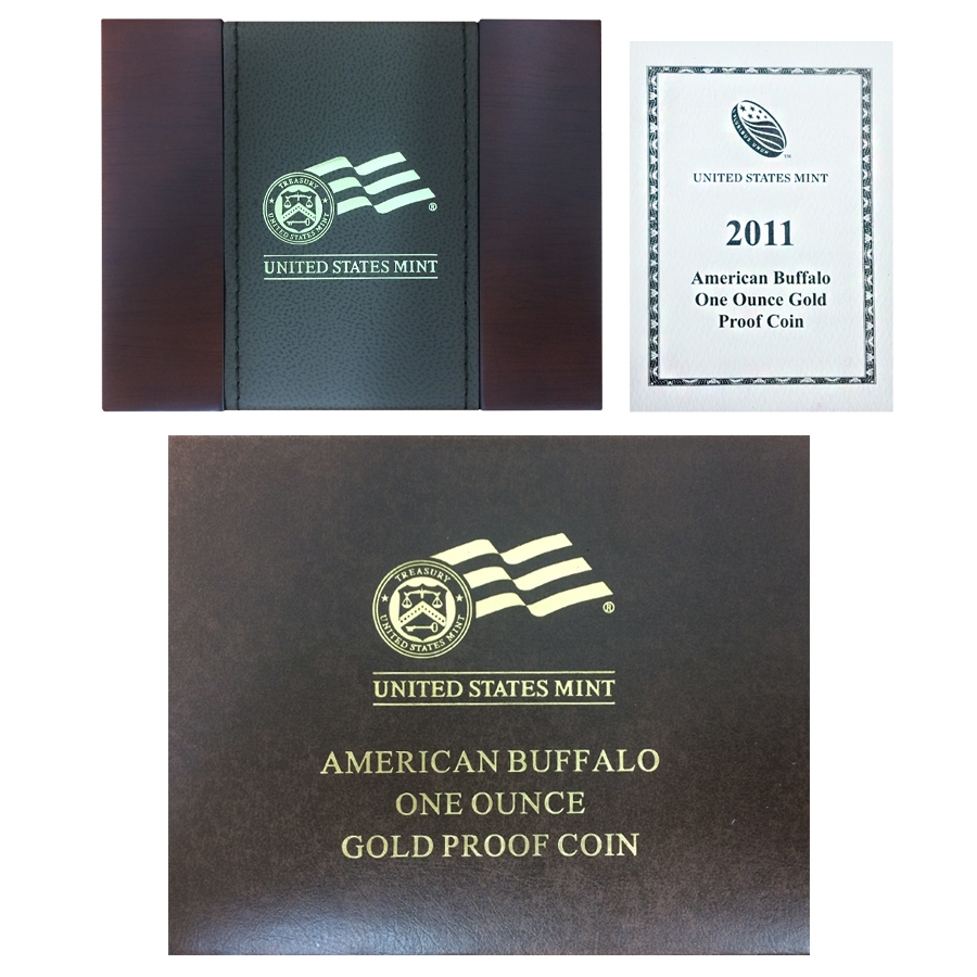 2011 W 1 oz Proof Gold Buffalo $50 Coin (W/Box & COA) thumbnail 4